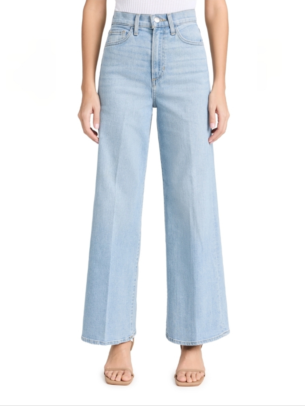 Joe's High-Rise Wide Leg Light Blue Denim Jeans